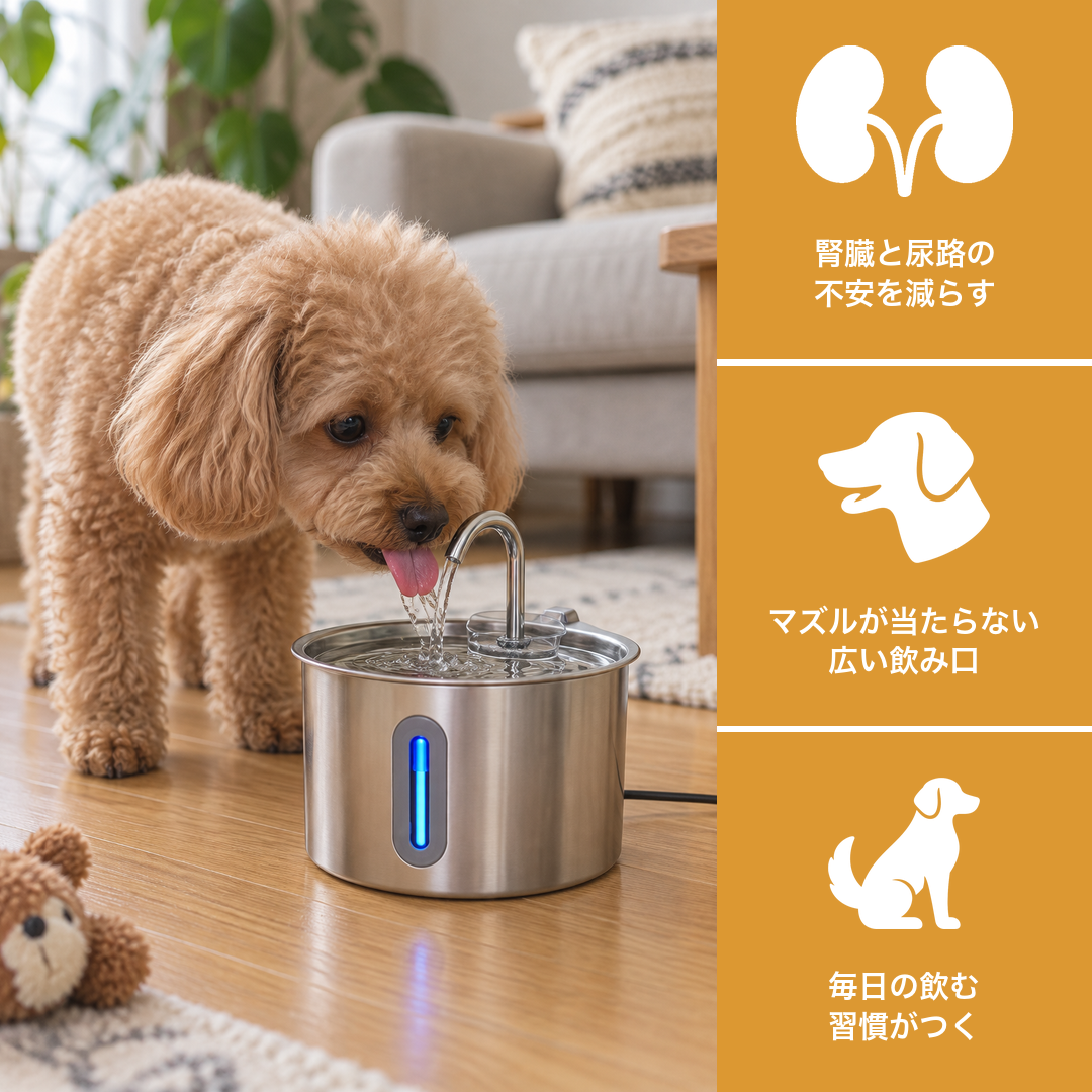 The Waqua™ - 2.2L Fountain Health and Happiness Kit