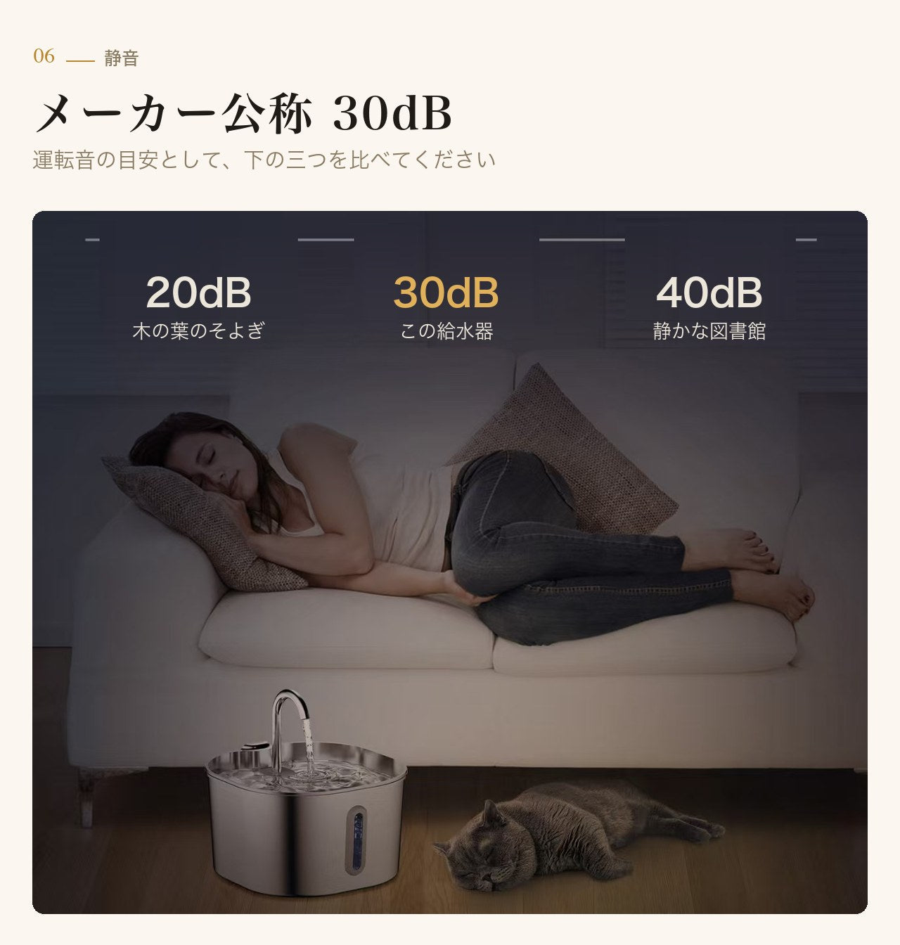 メーカー公称30dB